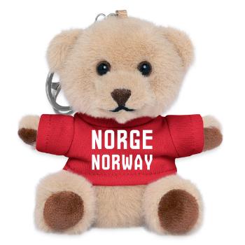 Norvège - Norvège - Porte-clés ourson - rouge - Devant