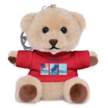 Salt in the air, chill in the heart. - Teddy Keyring - red - Front