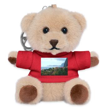 Madeiras steile Idylle - Teddy Schlüsselanhänger - Rot - Vorne