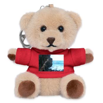 Gefährlicher Weg Madeira - Teddy Schlüsselanhänger - Rot - Vorne