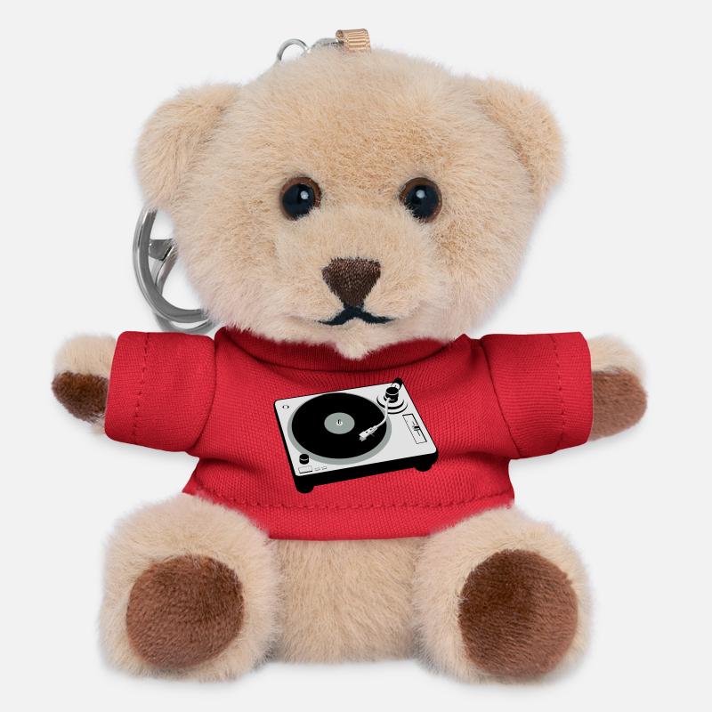 Turntable - Teddy Schlüsselanhänger - Rot