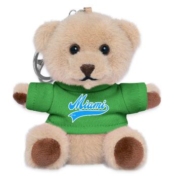 miami florida - Teddy Schlüsselanhänger - Grün - Vorne