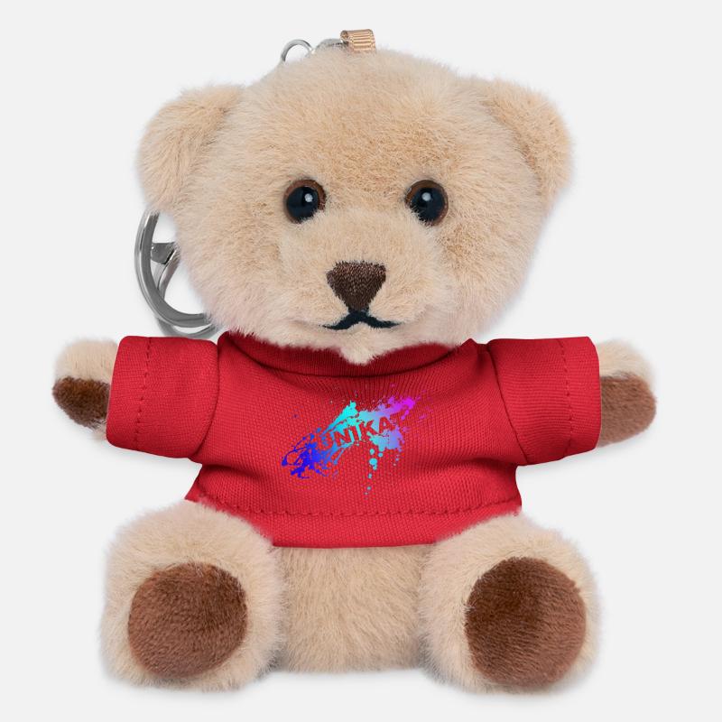 UNIQUE - Teddy Keyring - red