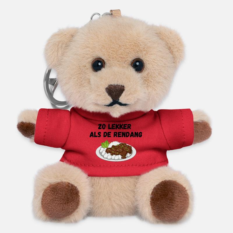 As tasty as the rendang - Teddy Keyring - red