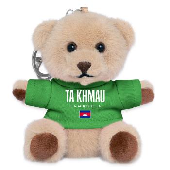 Ta Khmau Kambodscha Khmer - Teddy Schlüsselanhänger - Grün - Vorne