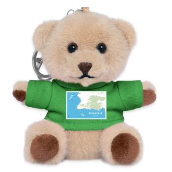 Carte_calanques_design_Marseille_Cassis - Teddy Schlüsselanhänger - Grün - Vorne
