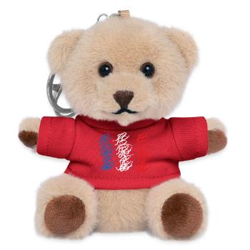 Trikolore Strassburg Graffiti Hoodie - Teddy Schlüsselanhänger - Rot - Vorne