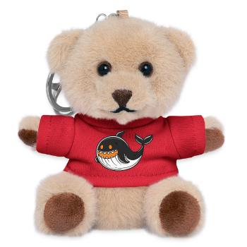 Wal Halloween Zombie - Teddy Schlüsselanhänger - Rot - Vorne