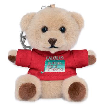 Math Teacher Geometry School Mathematics - Teddy Keyring - red - Front