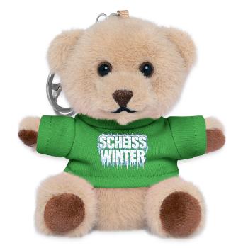 Shit_Winter - Teddy Keyring - green - Front
