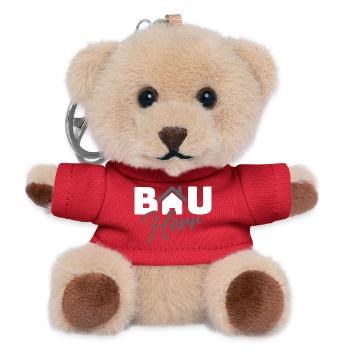 BauHaus Icon Emblem - Teddy Keyring - red - Front