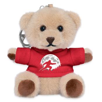 Bigfoot Fechten - Teddy Schlüsselanhänger - Rot - Vorne