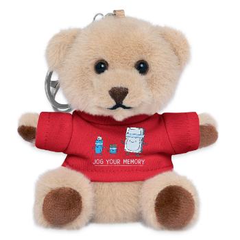Softwareingenieur IT-Support J-og Your Memory Gym - Teddy Schlüsselanhänger - Rot - Vorne