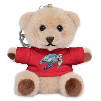 Schildkröte - Teddy Schlüsselanhänger - Rot - Vorne