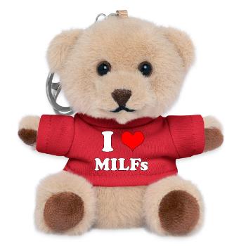Icône des MILFs I Heart - Porte-clés ourson - rouge - Devant