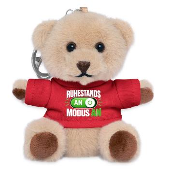 Ruhestandsmodus An Rentner Ruhestand Spruch - Teddy Schlüsselanhänger - Rot - Vorne