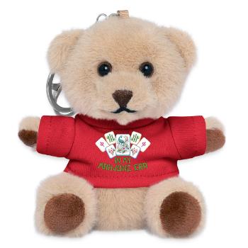 Mahjong Spiel Social Club Mahjong Ära - Teddy Schlüsselanhänger - Rot - Vorne