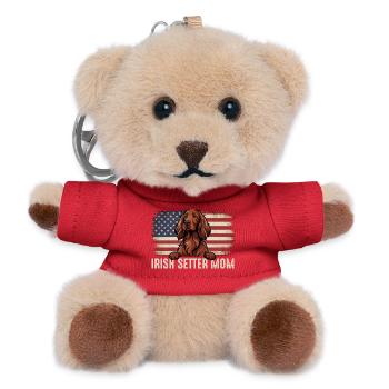 Irish Setter Mom - Red Setter Dog Owner Bird Dog - Teddy Keyring - red - Front