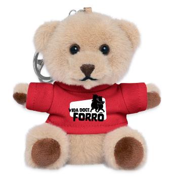 Vida Doce Forro – Tanzende Capybaras - Teddy Schlüsselanhänger - Rot - Vorne