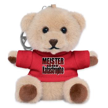 Meister der Katastrophe - Teddy Schlüsselanhänger - Rot - Vorne