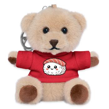süßes Sushi - Teddy Schlüsselanhänger - Rot - Vorne
