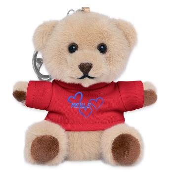 Merle - Teddy Keyring - red - Front