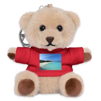 Tropical Coast Blue Water Maldives - Teddy Keyring - red - Front