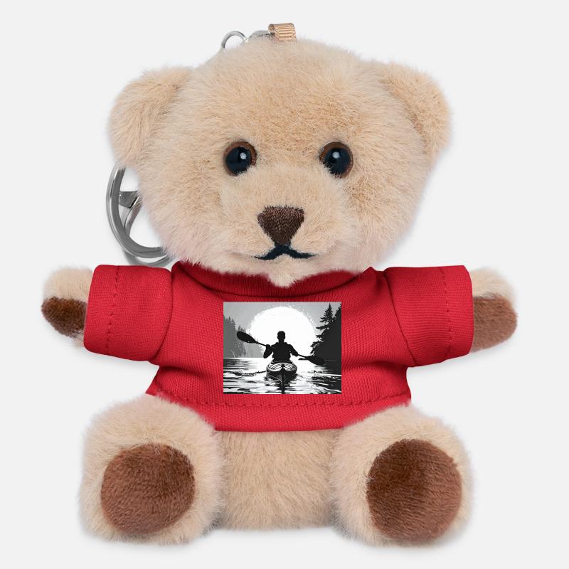 Kayak Nature - Teddy Keyring - red