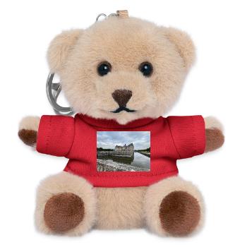 Schloss von Vaux-le-Vicomte - Teddy Schlüsselanhänger - Rot - Vorne