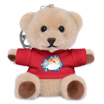 Nautilus Pompilius - Retro Marine Art - Teddy Keyring - red - Front