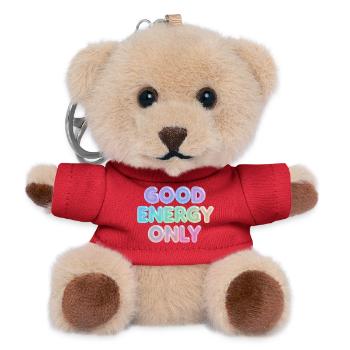 Nur Gute Energie - Teddy Schlüsselanhänger - Rot - Vorne