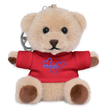 Manuel Manuel - Teddy Keyring - red - Front