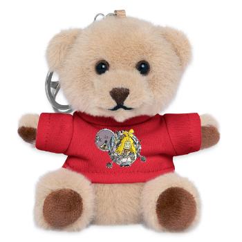 Micol and Mael - the UFO 2 / - Teddy Keyring - red - Front