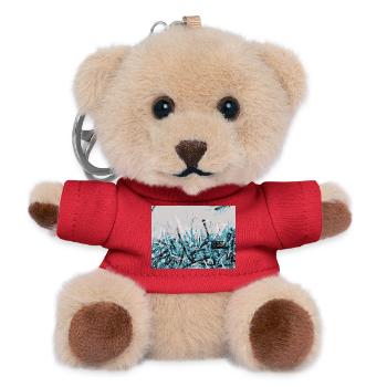 Tag Without a Name - Teddy Keyring - red - Front