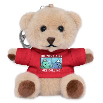 Camping Scouts Mountain Hiking Forest Campers Adve - Teddy Keyring - red - Front