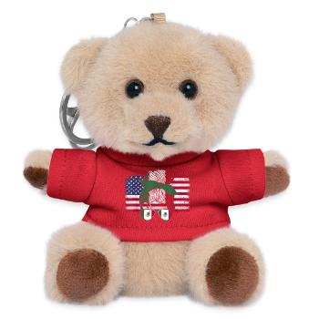 Iran Iranian Peace Pride - Teddy Keyring - red - Front