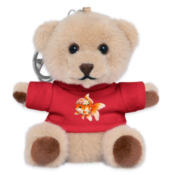 Goldfisch - Teddy Schlüsselanhänger - Rot - Vorne