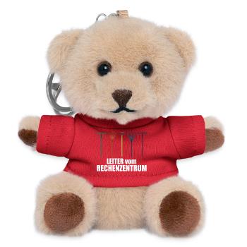 IT-Bereich Informatiker Programmierer IT-Spruch - Teddy Schlüsselanhänger - Rot - Vorne