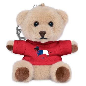 Moin Hund Matrose - Teddy Schlüsselanhänger - Rot - Vorne