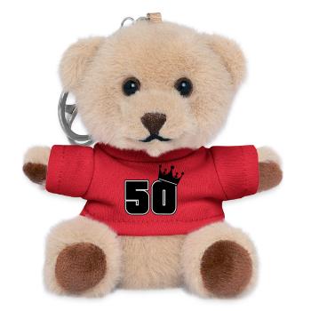 50 - Teddy Keyring - red - Front
