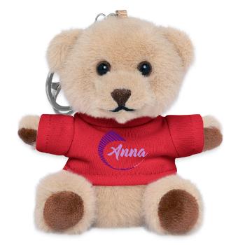 Anna - Teddy Keyring - red - Front