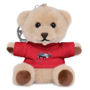 HALTI - Teddy Keyring - red - Front