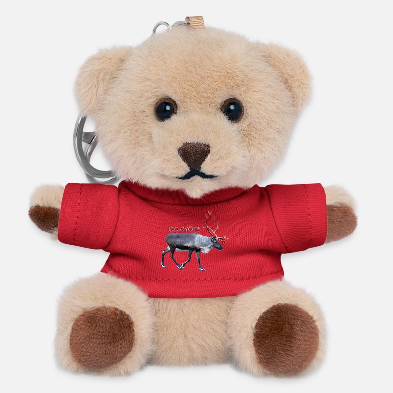 ISOSYOTE - Teddy Keyring - red