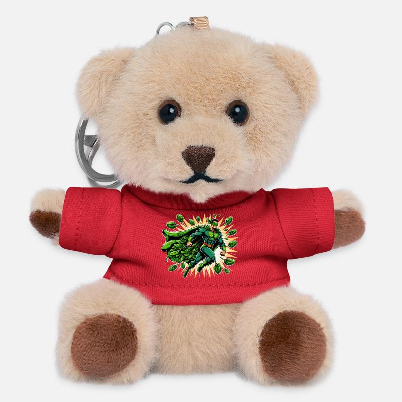 Spinachman: Leaf of Justice - Teddy Keyring - red