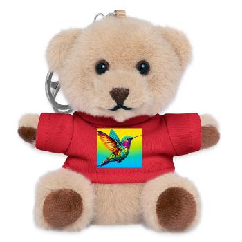 Kolibri - Teddy Schlüsselanhänger - Rot - Vorne