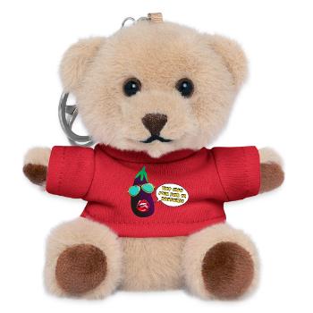 Zu frisch, um in Ratatouille zu landen - Teddy Schlüsselanhänger - Rot - Vorne