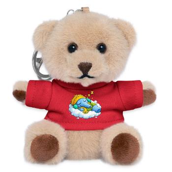 Leo Longnose Sleeping - Porte-clés ourson - rouge - Devant
