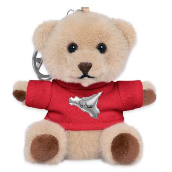 Siciliana Doc Damen & Kinder T-Shirt  - Teddy Schlüsselanhänger - Rot - Vorne