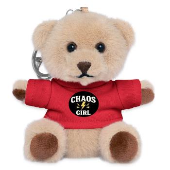 Chaos Girl - Teddy Keyring - red - Front