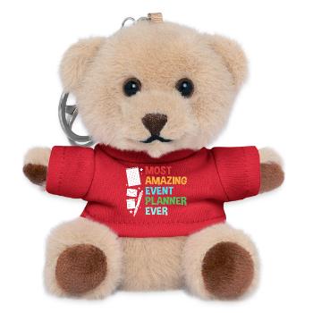 Event Planer - Teddy Schlüsselanhänger - Rot - Vorne